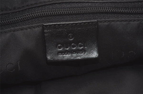 Authentic GUCCI Jackie Shoulder Hand Bag Velour Leather 0013306 Gray 8154I