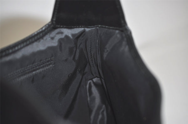 Authentic GUCCI Jackie Shoulder Hand Bag Velour Leather 0013306 Gray 8154I