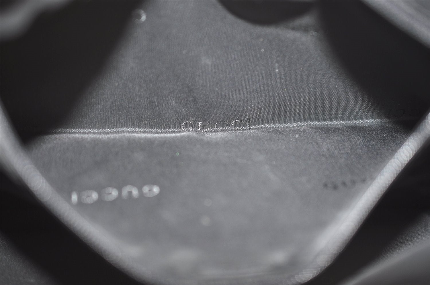 Authentic GUCCI Jackie Shoulder Hand Bag Velour Leather 0013306 Gray 8154I