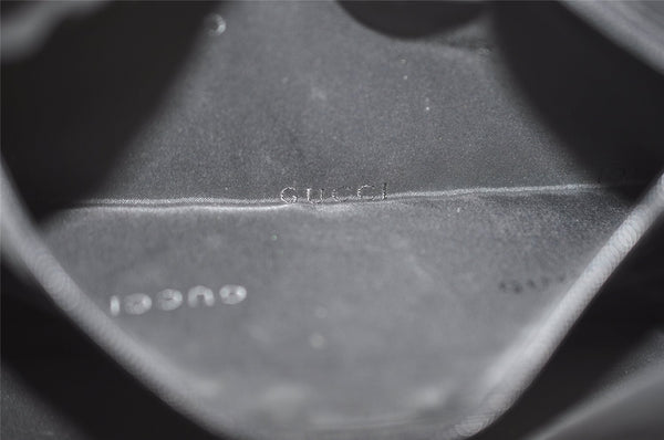 Authentic GUCCI Jackie Shoulder Hand Bag Velour Leather 0013306 Gray 8154I