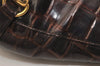 Authentic BALENCIAGA Vintage Loafers Shoes Size 34 1/2 Leather Brown 8154J