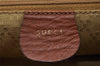 Authentic GUCCI Bamboo Vintage Drawstring Backpack Leather Brown 8155I