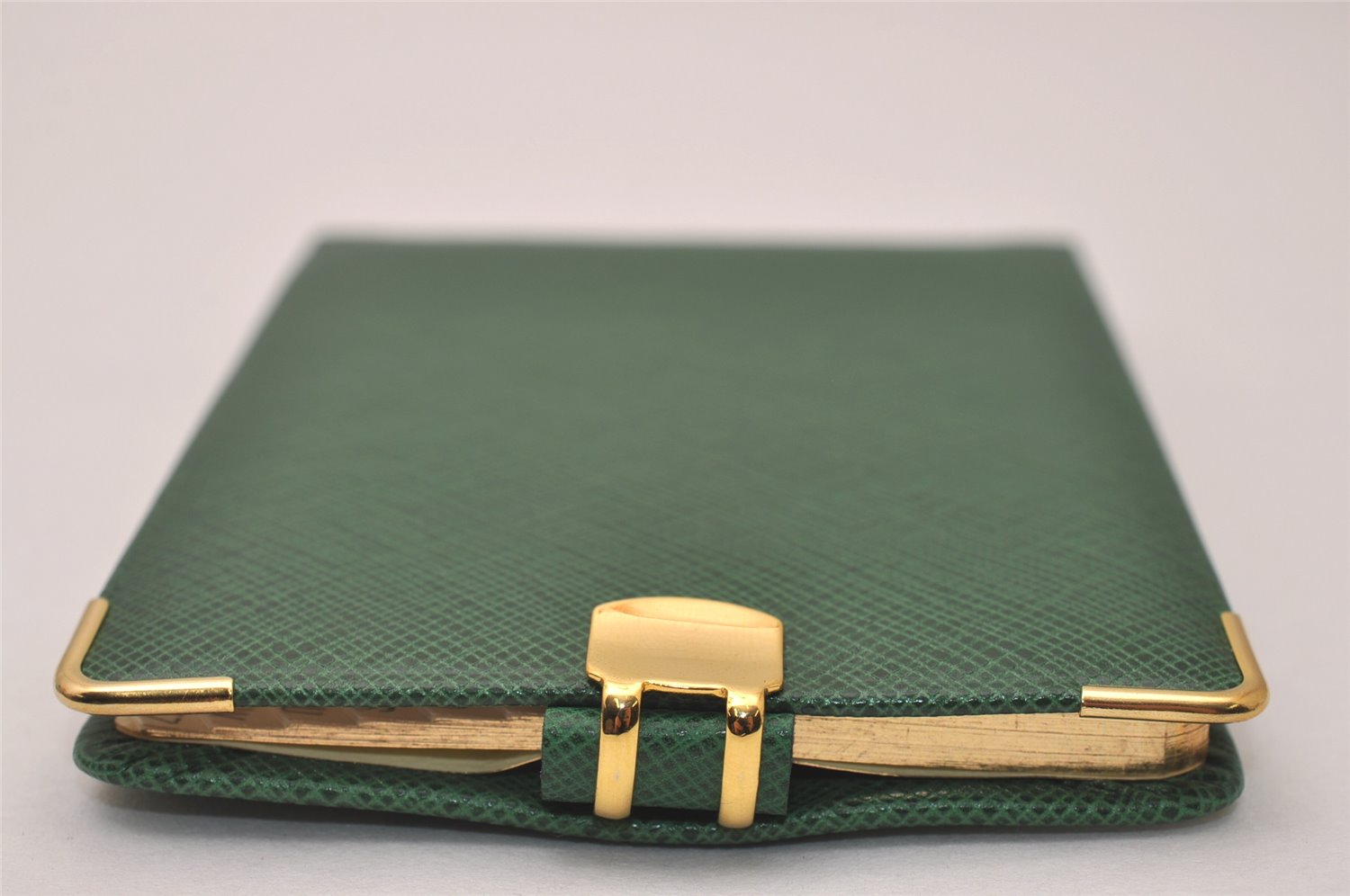 Authentic TIFFANY & Co. Address Book Memo Pad Leather Green 8155J