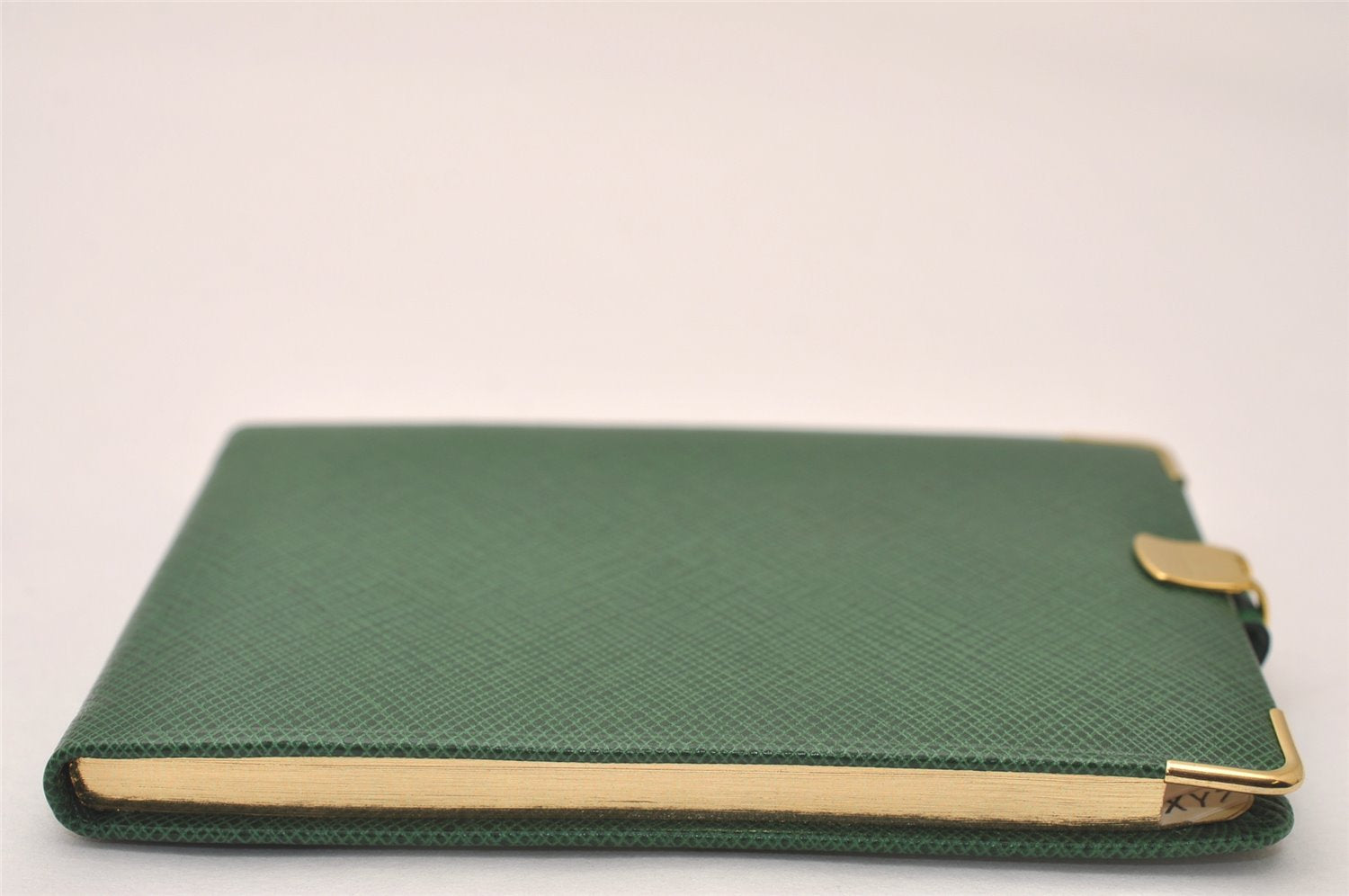 Authentic TIFFANY & Co. Address Book Memo Pad Leather Green 8155J