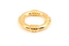 Authentic HERMES Scarf Ring Bouee Circle Design Gold Tone Box 8156K