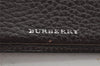 Authentic BURBERRY Vintage Bifold Wallet Purse Leather Brown 8157J