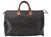 Authentic Louis Vuitton Monogram Speedy 40 Hand Boston Bag M41522 LV 8157M