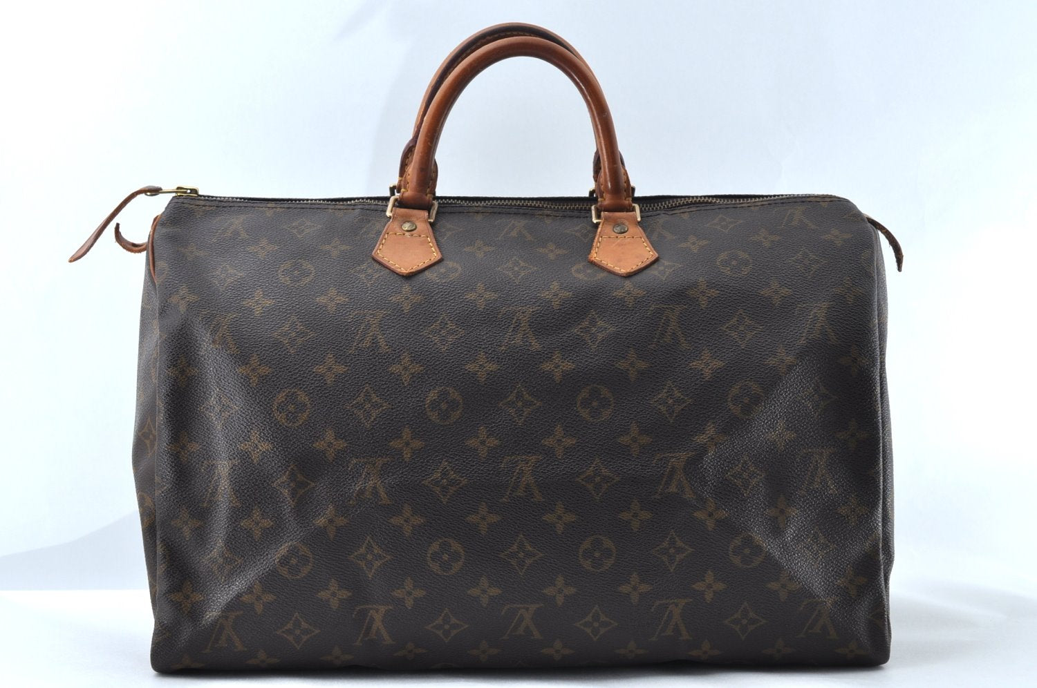 Authentic Louis Vuitton Monogram Speedy 40 Hand Boston Bag M41522 LV 8157M