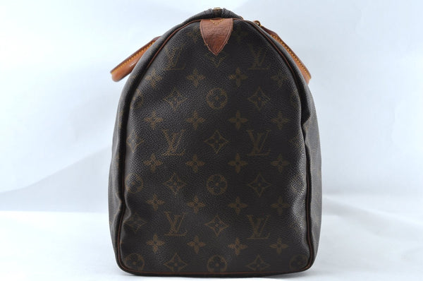 Authentic Louis Vuitton Monogram Speedy 40 Hand Boston Bag M41522 LV 8157M