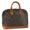 Authentic Louis Vuitton Monogram Alma Hand Bag Purse M51130 LV 8158I