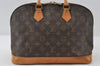 Authentic Louis Vuitton Monogram Alma Hand Bag Purse M51130 LV 8158I