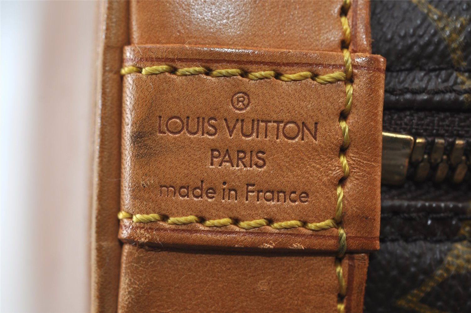 Authentic Louis Vuitton Monogram Alma Hand Bag Purse M51130 LV 8158I