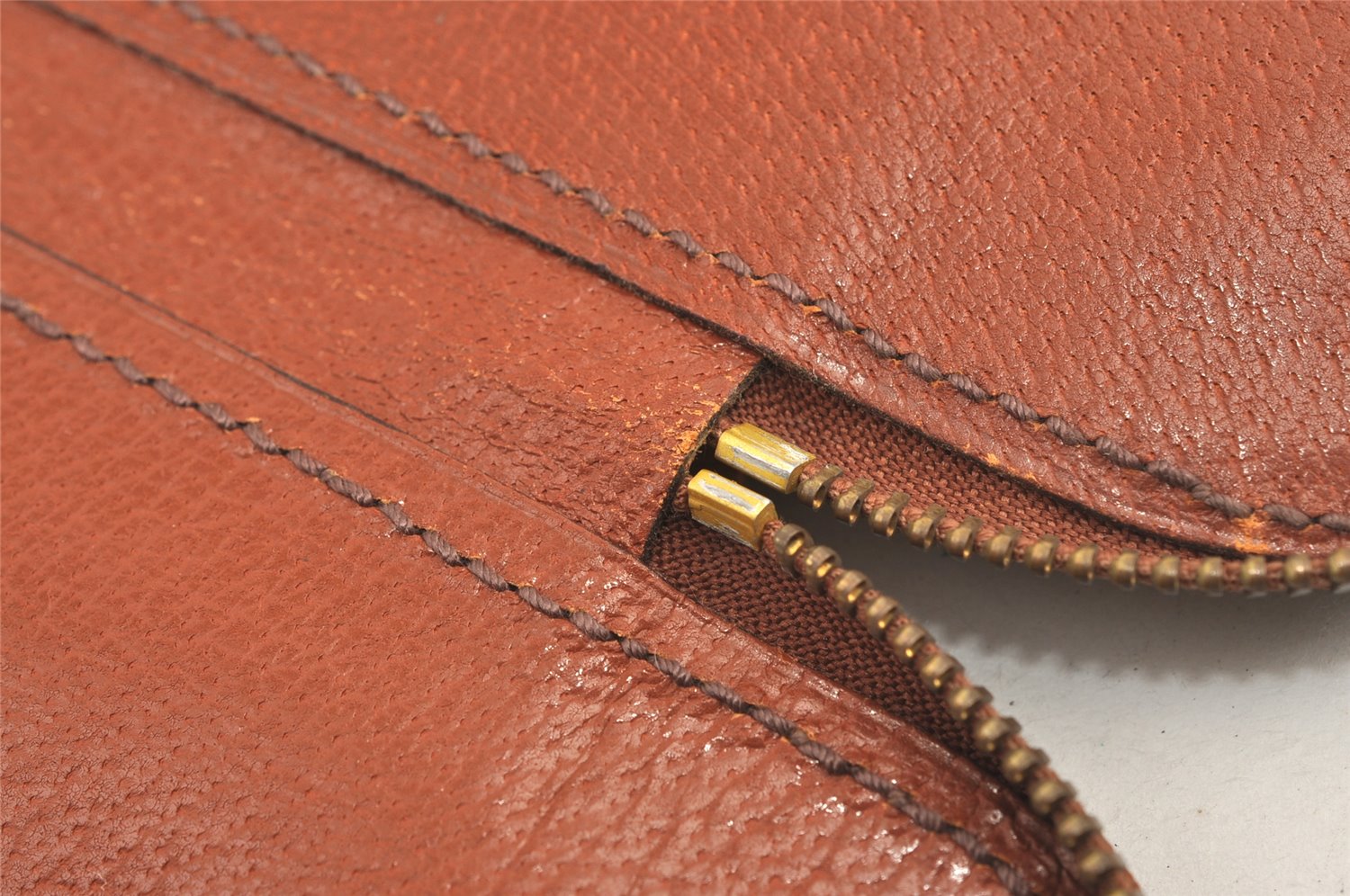 Authentic Louis Vuitton Monogram Briefcase Hand Bag Old Model LV 8158J