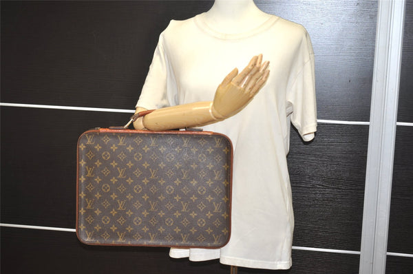 Authentic Louis Vuitton Monogram Briefcase Hand Bag Old Model LV 8158J