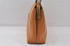 Authentic Burberrys Vintage Leather Shoulder Tote Bag Brown 8159I