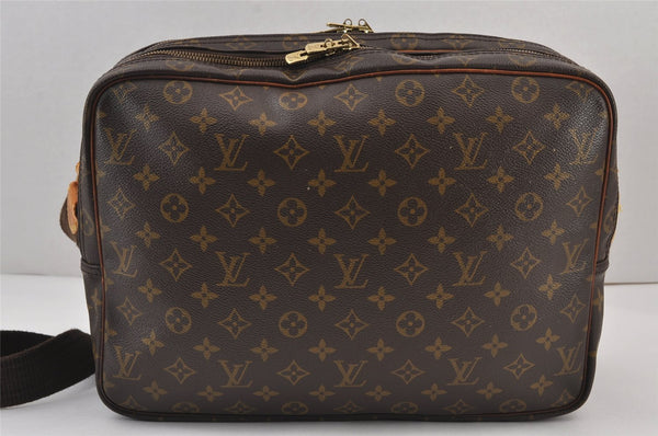Authentic Louis Vuitton Monogram Reporter GM Shoulder Cross Bag M45252 LV 8159J