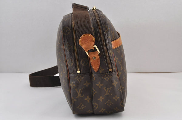 Authentic Louis Vuitton Monogram Reporter GM Shoulder Cross Bag M45252 LV 8159J