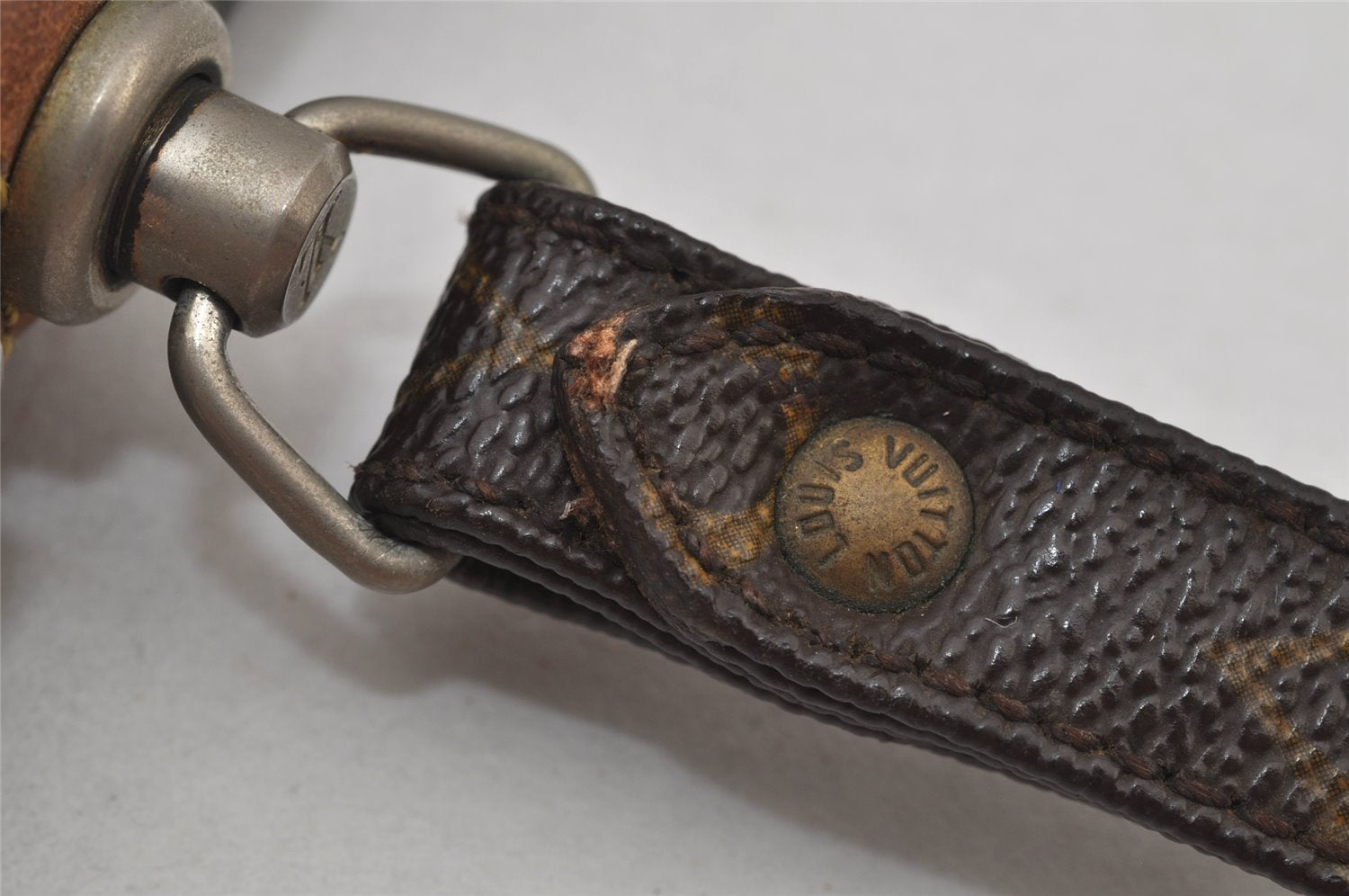 Authentic Louis Vuitton Monogram Marly Dragonne PM M51827 Clutch Bag Junk 8161J