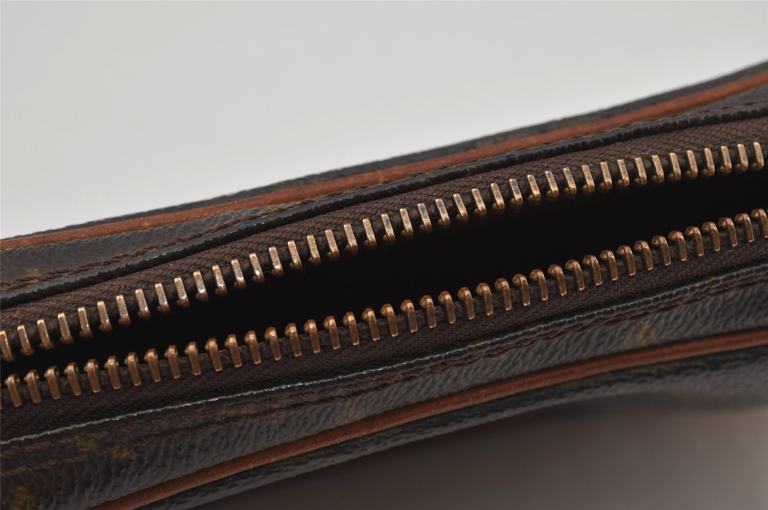 Authentic Louis Vuitton Monogram Marly Dragonne PM M51827 Clutch Bag Junk 8161J