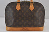 Authentic Louis Vuitton Monogram Alma Hand Bag Purse M51130 LV 8162J