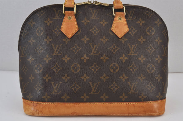 Authentic Louis Vuitton Monogram Alma Hand Bag Purse M51130 LV 8162J