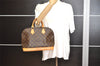 Authentic Louis Vuitton Monogram Alma Hand Bag Purse M51130 LV 8162J