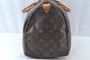 Authentic Louis Vuitton Monogram Speedy 35 Hand Boston Bag Old Model Junk 8163J