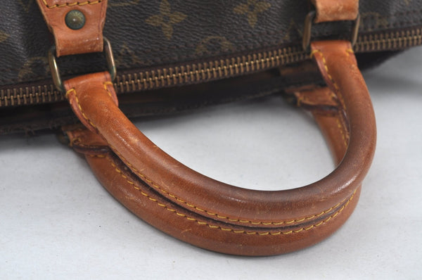 Authentic Louis Vuitton Monogram Speedy 35 Hand Boston Bag Old Model Junk 8163J