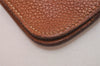 Authentic HERMES Dogon GM Vintage Leather Long Wallet Purse Brown 8164I