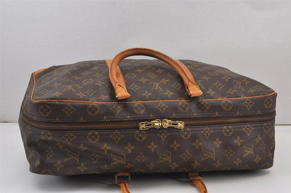Authentic Louis Vuitton Monogram Sirius 45 Travel Boston Bag M41408 LV 8164J