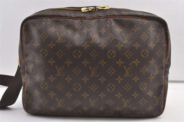 Authentic Louis Vuitton Monogram Reporter GM Shoulder Cross Bag M45252 LV 8166J
