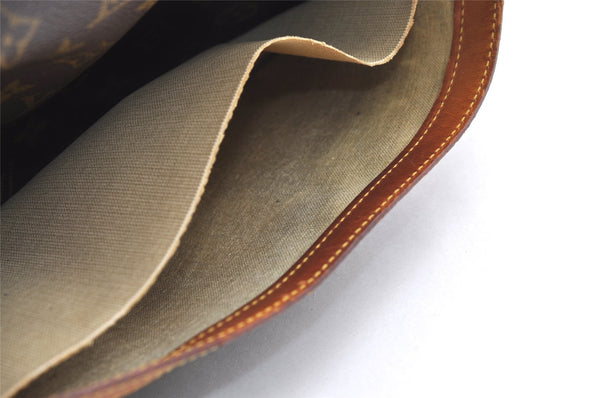 Authentic Louis Vuitton Monogram Reporter GM Shoulder Cross Bag M45252 LV 8166J