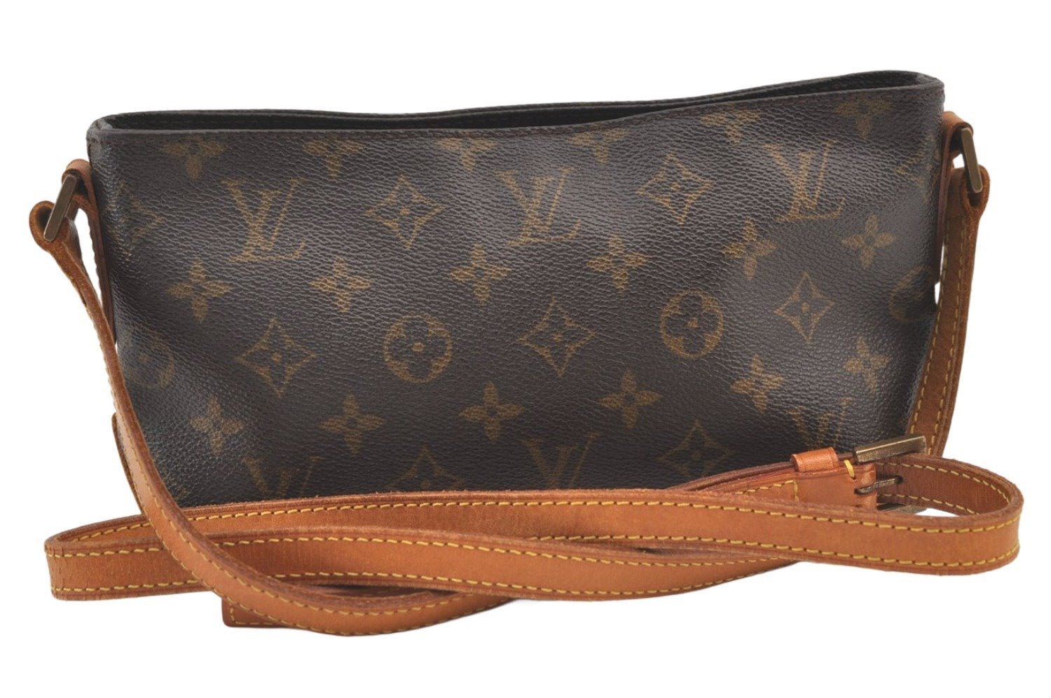 Authentic Louis Vuitton Monogram Trotteur Shoulder Cross Bag M51240 LV 8167J