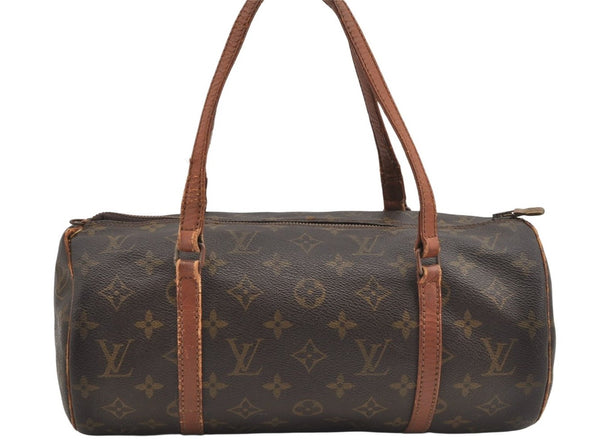 Authentic Louis Vuitton Monogram Papillon 30 Hand Bag Old Model LV 8168J
