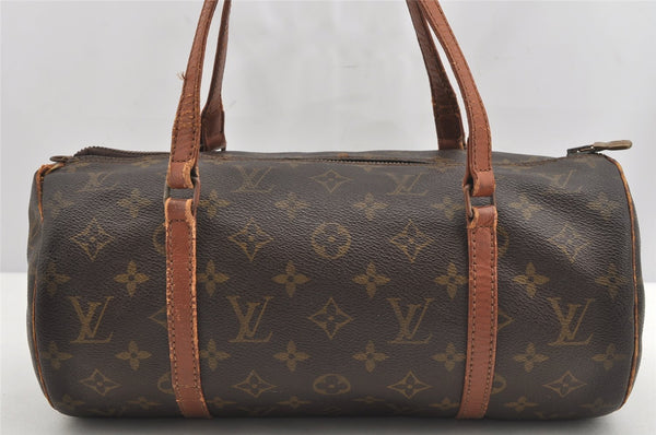 Authentic Louis Vuitton Monogram Papillon 30 Hand Bag Old Model LV 8168J