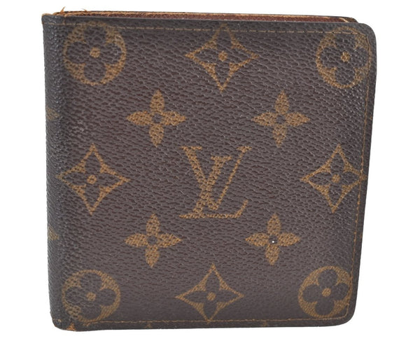 Authentic Louis Vuitton Monogram Porte Billet Carte Credit Monnaie Wallet 8169H