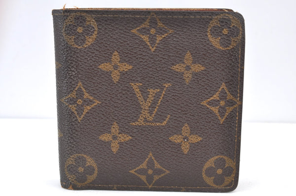 Authentic Louis Vuitton Monogram Porte Billet Carte Credit Monnaie Wallet 8169H