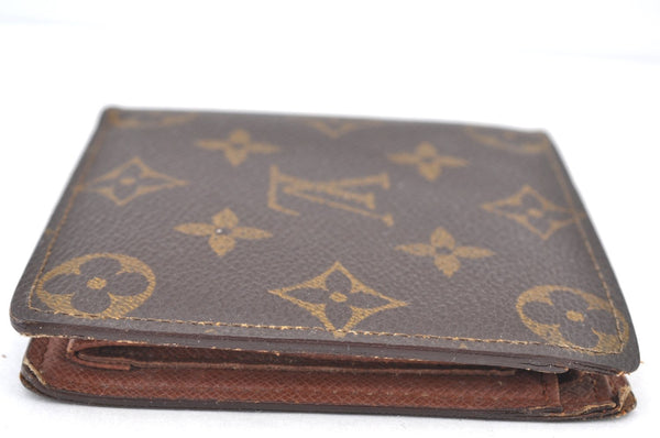 Authentic Louis Vuitton Monogram Porte Billet Carte Credit Monnaie Wallet 8169H