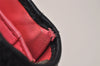 Authentic CHANEL Calf Skin Cambon Line CC Logo Bifold Long Wallet Black 8171J