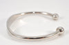 Auth Louis Vuitton Jonk Monogram Bracelet Bangle Silver Tone M64839 LV 8172K