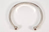 Auth Louis Vuitton Jonk Monogram Bracelet Bangle Silver Tone M64839 LV 8172K