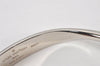 Auth Louis Vuitton Jonk Monogram Bracelet Bangle Silver Tone M64839 LV 8172K