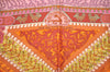 Authentic HERMES Carre 90 Scarf "SUR UN TAPIS VOLANT" Silk Orange Green 8173J