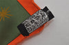 Authentic HERMES Carre 90 Scarf "SUR UN TAPIS VOLANT" Silk Orange Green 8173J