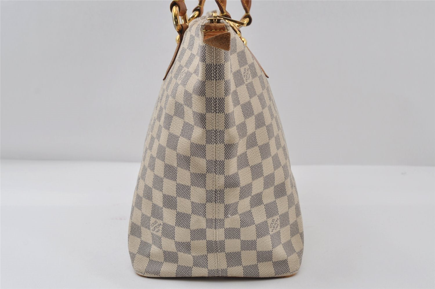Authentic Louis Vuitton Damier Azur Saleya MM Shoulder Tote Bag N51185 LV 8174I