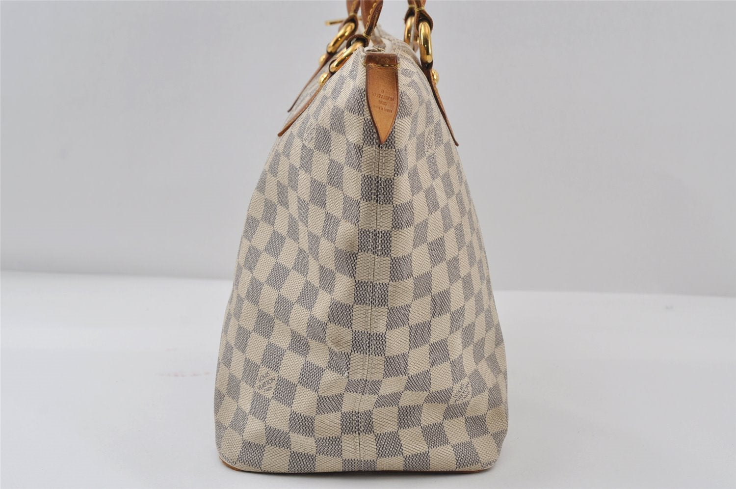 Authentic Louis Vuitton Damier Azur Saleya MM Shoulder Tote Bag N51185 LV 8174I