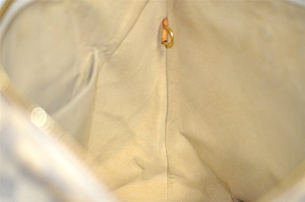 Authentic Louis Vuitton Damier Azur Saleya MM Shoulder Tote Bag N51185 LV 8174I