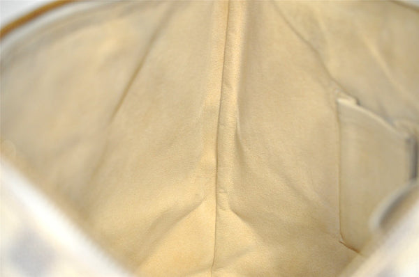 Authentic Louis Vuitton Damier Azur Saleya MM Shoulder Tote Bag N51185 LV 8174I