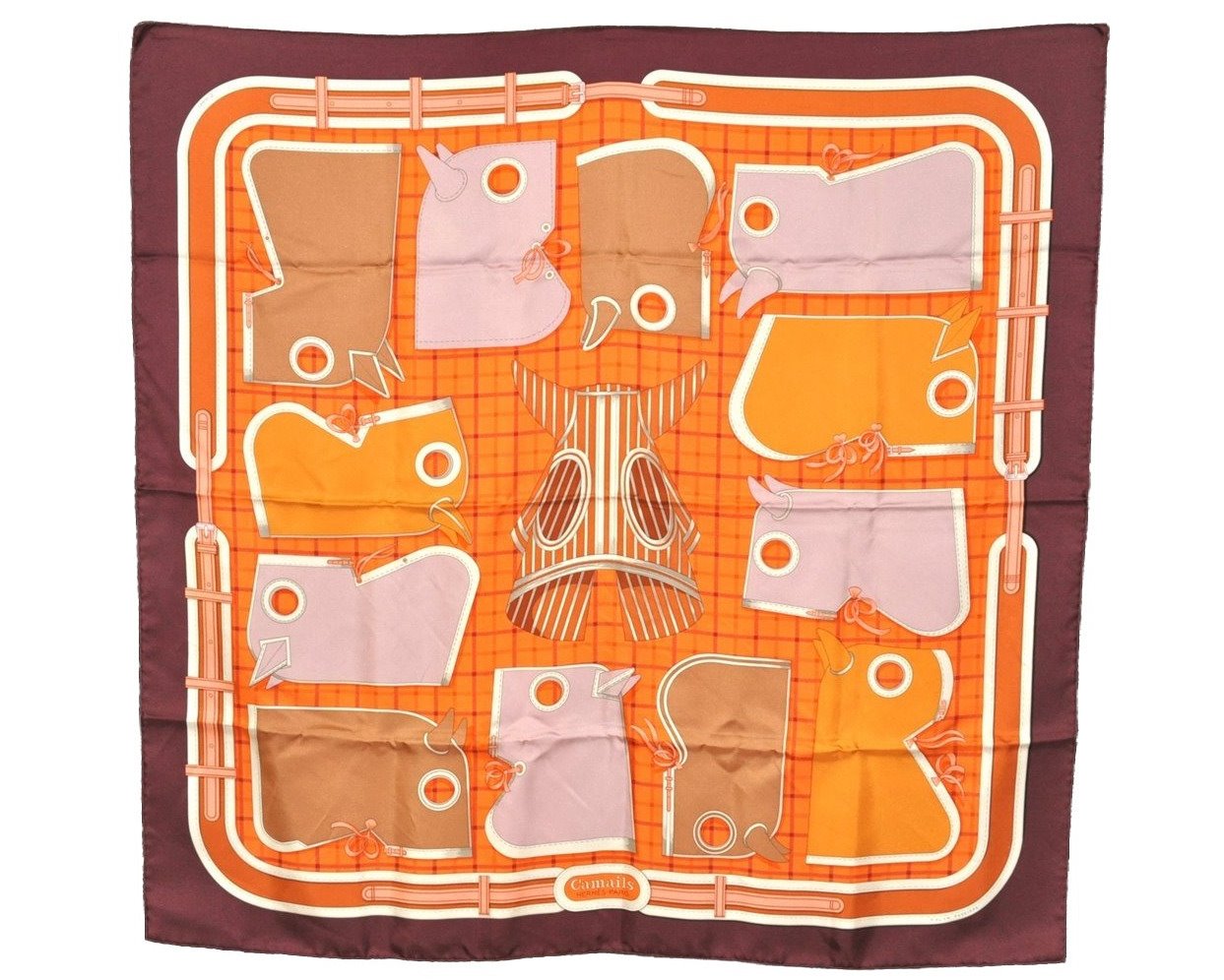 Authentic HERMES Carre 90 Scarf 