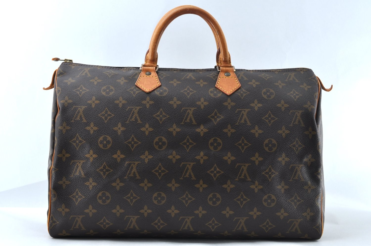 Authentic Louis Vuitton Monogram Speedy 40 Hand Boston Bag M41522 LV 8174M
